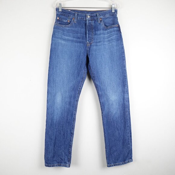 Levi's 501 Premium Jeans Women's 29x30 Original Fit 100% Cotton Denim - Picture 1 of 13